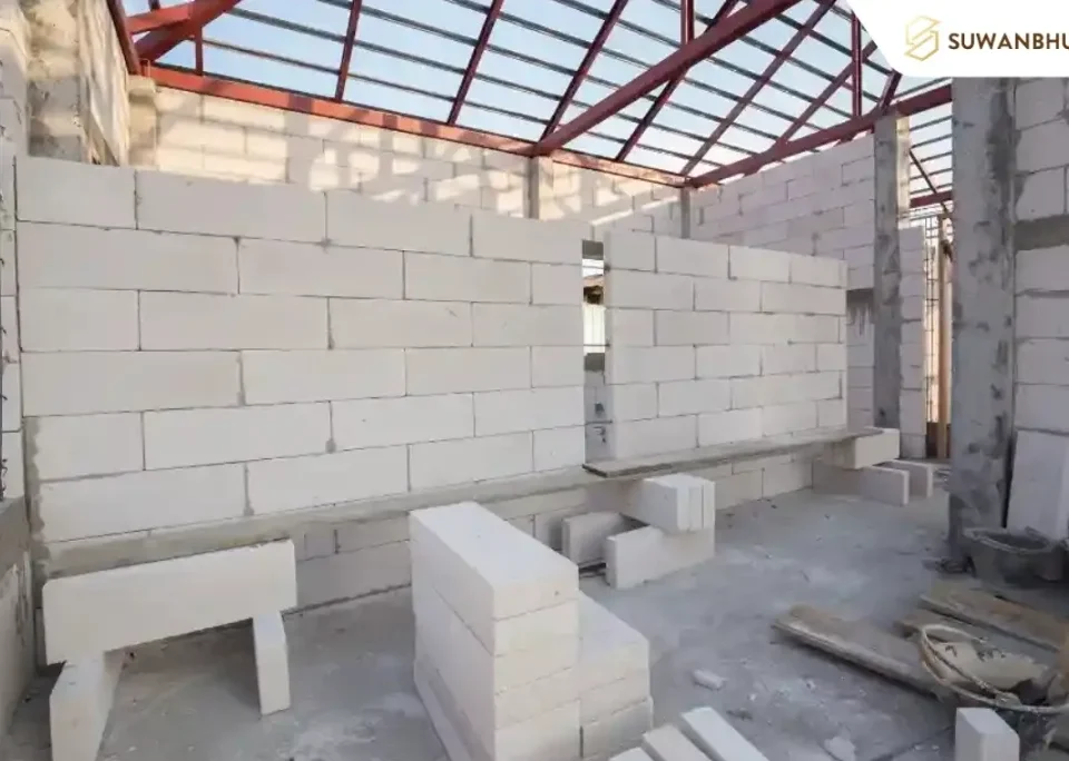 ก่อผนังด้วยอิฐมวลเบา ดีอย่างไร ทำไมต้องใช้อิฐมวลเบา