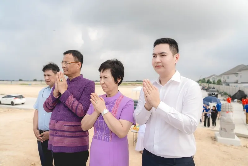 พิธีตั้งศาล โครงการสุวรรณบุตร
