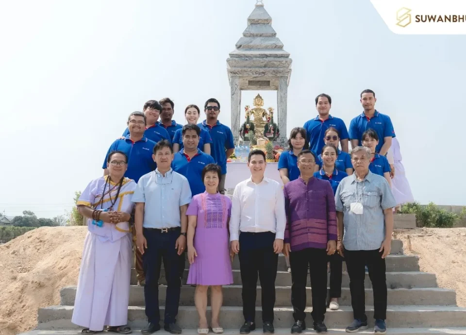 พิธีตั้งศาลพระพรหม โครงการสุวรรณบุตรพรีเมี่ยม
